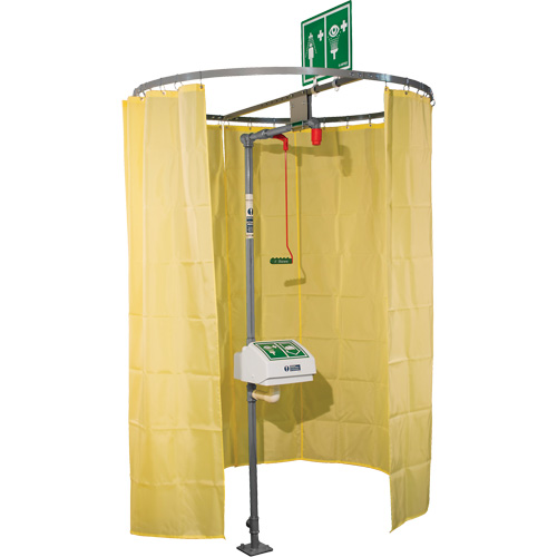 Pipe Mounted Safety Shower Modesty Curtain Equipex
