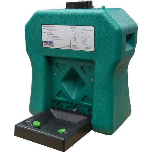 Portable Self-Contained Eyewash Station, Gravity-Fed, 16 gal. Capacity, Meets ANSI Z358.1 Equipex