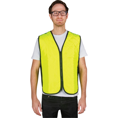 Veste refroidissante &agrave; &eacute;vaporation, Moyen, Jaune lime haute visibilit&eacute; Equipex