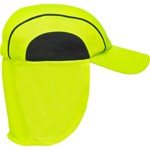 Cooling Hat with Neck Shade, Hi-Vis Lime Equipex