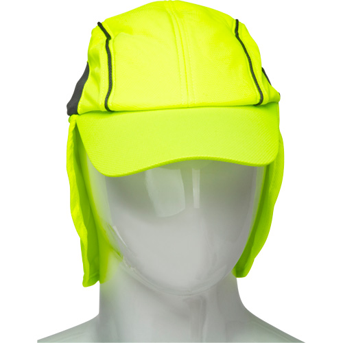 Cooling Hat with Neck Shade, Hi-Vis Lime Equipex