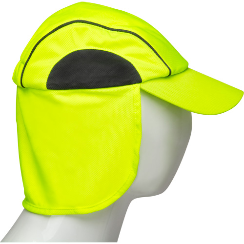 Cooling Hat with Neck Shade, Hi-Vis Lime Equipex