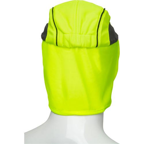 Cooling Hat with Neck Shade, Hi-Vis Lime Equipex