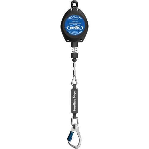 Cordage de s&eacute;curit&eacute; autor&eacute;tractable, 20', Acier galvanis&eacute;, Pivotant Equipex