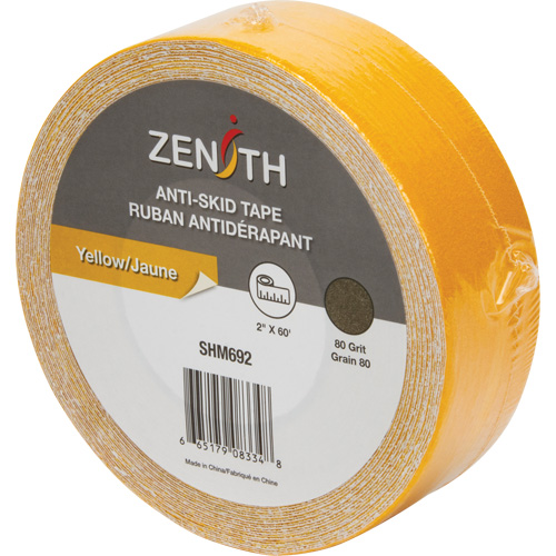 Anti-Skid Tape, 2" x 60', Yellow Equipex