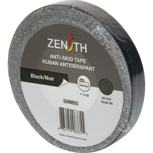 Anti-Skid Tape, 1" x 60', Black Equipex