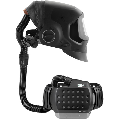 Casque de soudage Speedglas G5-03 Pro-Air avec syst&egrave;me de respirateur d'&eacute;puration d'air propuls&eacute; Adflo — SANS filtre autoassombrissant, Masque de soudage, Pile Lithium-ion Equipex