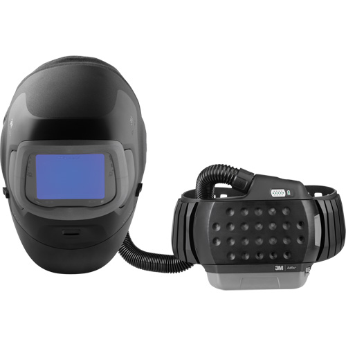 Casque de soudage Speedglas G5-03 Pro-Air avec syst&egrave;me de respirateur d'&eacute;puration d'air propuls&eacute; Adflo — filtre autoassombrissant TW, Masque de soudage, Pile Lithium-ion Equipex