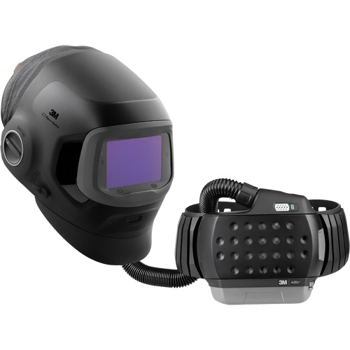 Casque de soudage Speedglas G5-03 Pro-Air avec syst&egrave;me de respirateur d'&eacute;puration d'air propuls&eacute; Adflo — filtre autoassombrissant TW, Masque de soudage, Pile Lithium-ion Equipex