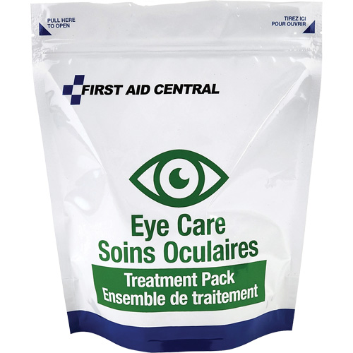 10-Piece Eye Care Refill Pack for Emergency Response First Aid Kit Equipex