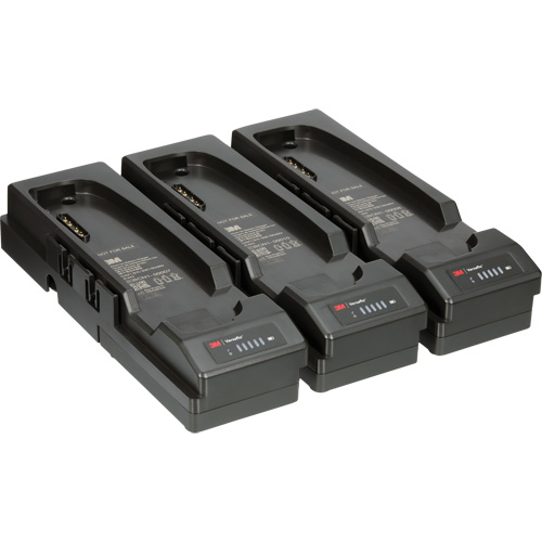 Versaflo 3-Station Battery Charger Pack for Versaflo TR-600 & TR-800 Equipex