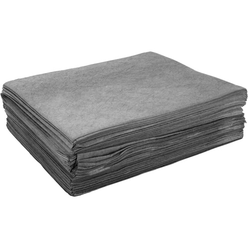 Meltblown Sorbent Pads, Universal, 15" x 19", 8 gal. Absorbancy Equipex