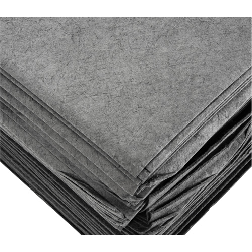 Meltblown Sorbent Pads, Universal, 15" x 19", 8 gal. Absorbancy Equipex