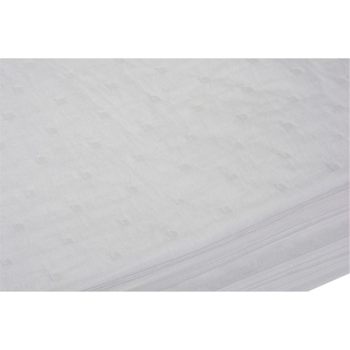 Bonded Sorbent Pad, Oil Only, 15" x 19", 12 gal. Absorbancy Equipex