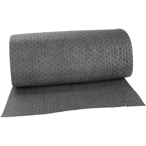 Rouleaux absorbants li&eacute;es, Poids moyen, 150' lo x 30" la, Absorption 16 gal. Equipex