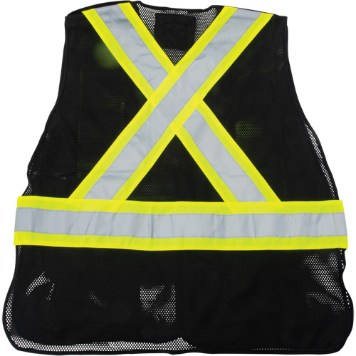 Veste d'arpenteur conforme aux normes de la CSA, Noir, Moyen, Polyester Equipex