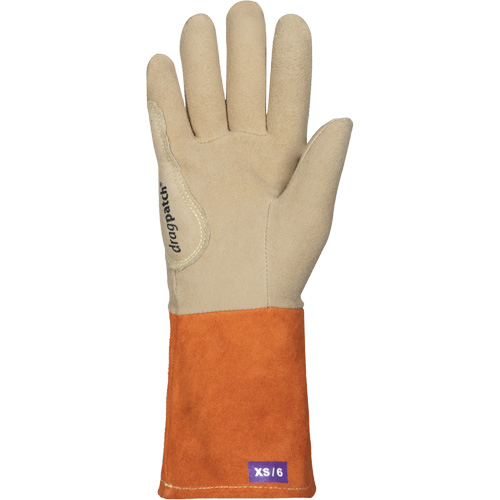 Gants de soudage TIG Endura 370DTIGL, Cuir fleur de daim, Taille T-petit Equipex