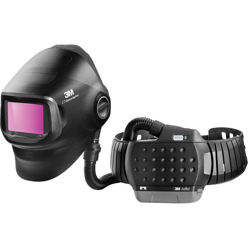 Masque de soudage &agrave; usage intensif Speedglas G5-01 avec syst&egrave;me de respirateur d'&eacute;puration d'air propuls&eacute; Adflo, Masque de soudage, Pile Lithium-ion Equipex