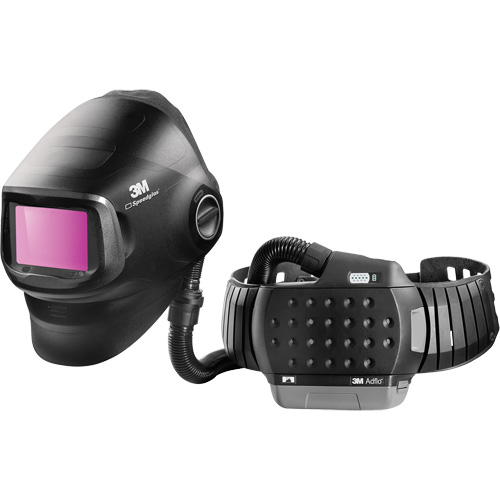 Masque de soudage &agrave; usage intensif Speedglas G5-01 avec syst&egrave;me de respirateur d'&eacute;puration d'air propuls&eacute; Adflo, Masque de soudage, Pile Lithium-ion Equipex