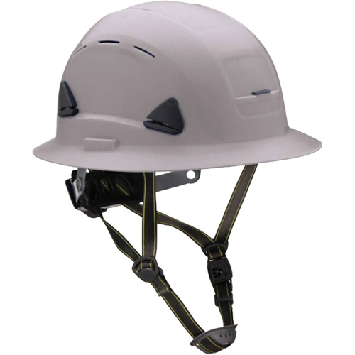 Fibre Metal Climbing Style Helmet with Full Brim, Meets CSA Type 2, Ratchet Suspension, Vented Equipex