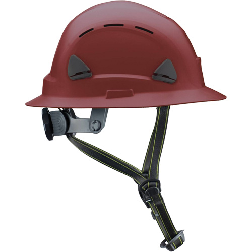 Fibre Metal Climbing Style Helmet with Full Brim, Meets CSA Type 2, Ratchet Suspension, Vented Equipex