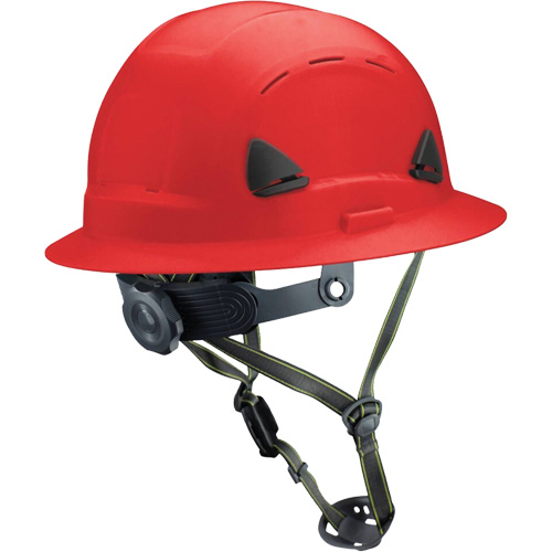 Fibre Metal Climbing Style Helmet with Full Brim, Meets CSA Type 2, Ratchet Suspension, Vented Equipex