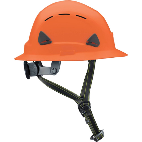 Fibre Metal Climbing Style Helmet with Full Brim, Meets CSA Type 2, Ratchet Suspension, Vented Equipex