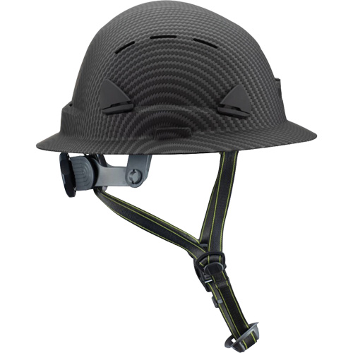 Fibre Metal Climbing Style Helmet with Full Brim, Meets CSA Type 2, Ratchet Suspension, Vented Equipex