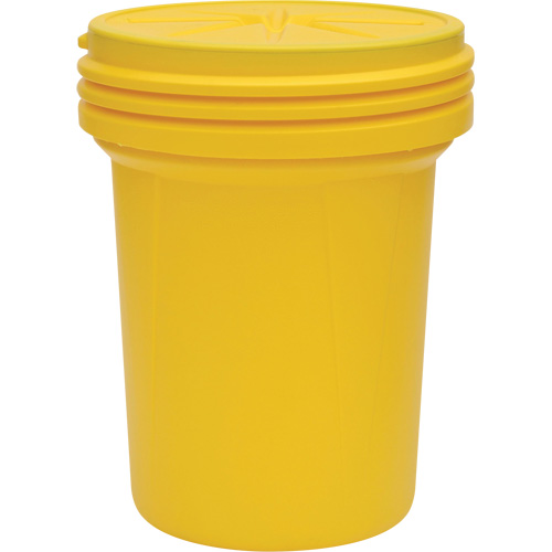 Lab Pack Plastic Barrel Drum with Screw-On Lid, 30 US gal., Mobile/Stationary Equipex