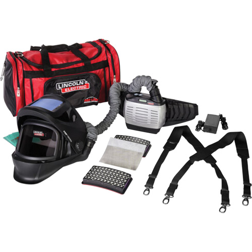 APR motoris&eacute; auto-assombrissant VIKING 3250D FGS avec batterie &eacute;tendue, Masque de soudage, Pile Lithium-ion Equipex