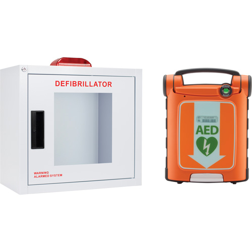 Trousse DEA Powerheart G5 avec armoire, Semi-automatique, Bilingue, Classe 3 Equipex