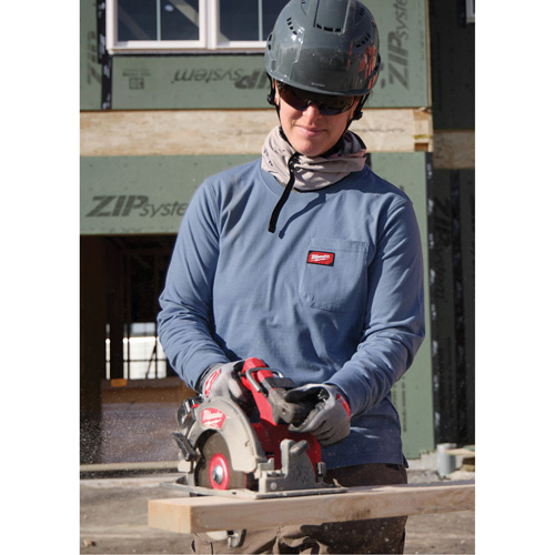 T-shirt &agrave; manches longues avec poches GRIDIRON, Femmes, T-petit, Bleu Equipex