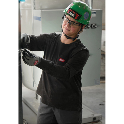 T-shirt &agrave; manches longues avec poches GRIDIRON, Femmes, T-petit, Bleu Equipex