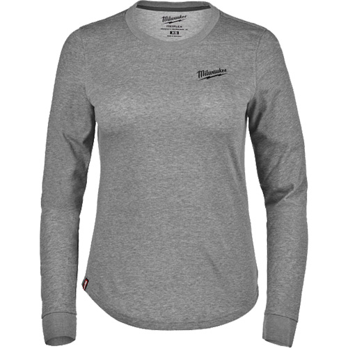 T-shirt hybride &agrave; manches longues FREEFLEX, Femmes, T-petit, Gris Equipex