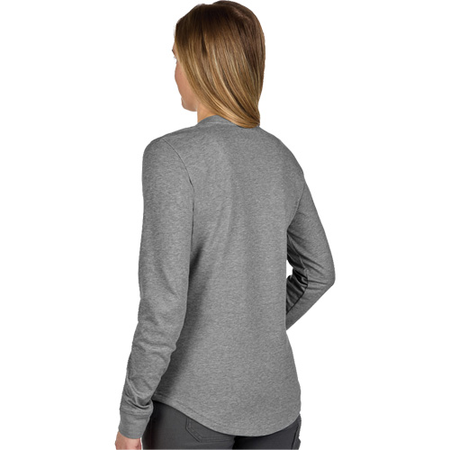 T-shirt hybride &agrave; manches longues FREEFLEX, Femmes, T-petit, Gris Equipex