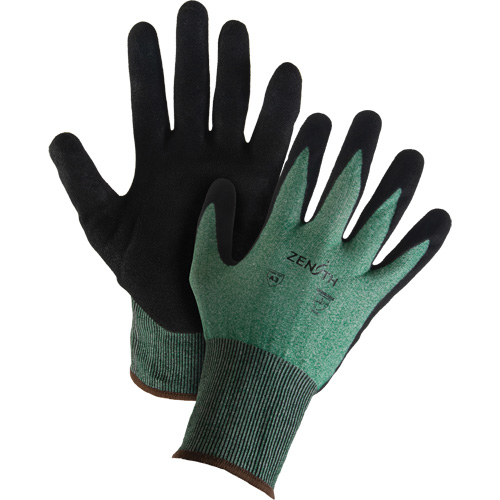 Gants l&eacute;gers et haute dext&eacute;rit&eacute; r&eacute;sistants &agrave; la coupe, Taille 9, Calibre 21, Rev&ecirc;tement Mousse de nitrile, Enveloppe en Acier inoxydable/PEHP, ASTM ANSI niveau A3 Equipex