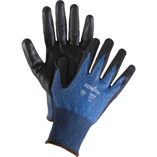 Gants l&eacute;gers et haute dext&eacute;rit&eacute; r&eacute;sistants &agrave; la coupe, Taille 10, Calibre 18, Rev&ecirc;tement Mousse de nitrile, Enveloppe en Acier inoxydable/PEHP/Tungst&egrave;ne, ASTM ANSI niveau A9 Equipex