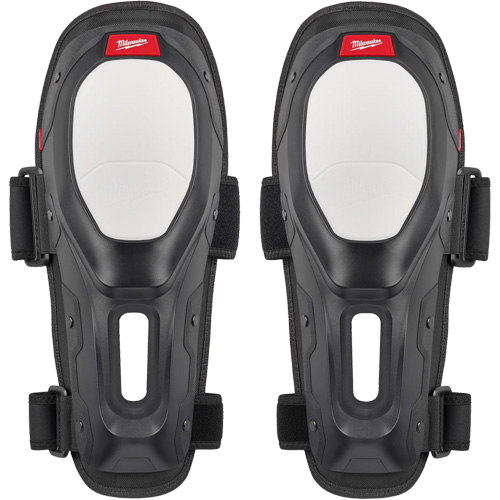 Dynamic Flooring Knee Pad, Hook and Loop Style, Plastic Caps, Foam Pads Equipex