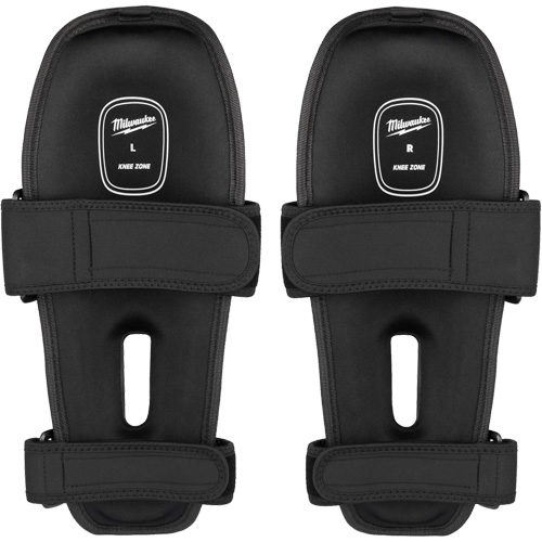 Dynamic Flooring Knee Pad, Hook and Loop Style, Plastic Caps, Foam Pads Equipex