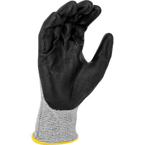 Gants de travail r&eacute;sistants &agrave; la coupe, compatibles avec &eacute;crans tactiles RWG566 AXIS, Taille T-petit, Calibre 18, Rev&ecirc;tement Polyur&eacute;thane, Enveloppe en Acier inoxydable/PEHP, ASTM ANSI niveau A5/EN 388 niveau E Equipex