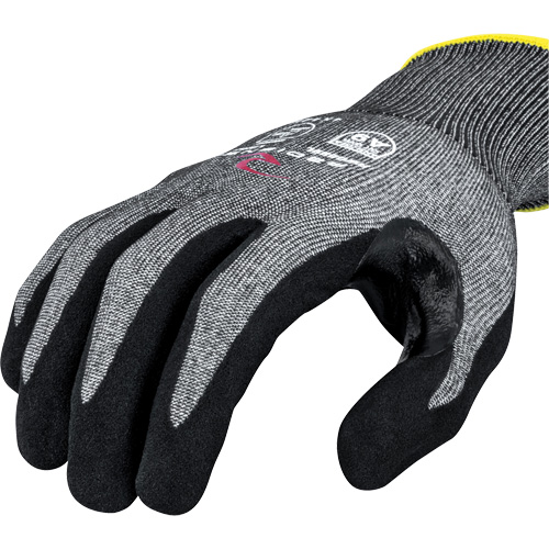 Gants enduits r&eacute;sistants &agrave; la coupe RWG589, Taille T-petit, Calibre 18, Rev&ecirc;tement Mousse de nitrile, Enveloppe en PEHP, ASTM ANSI niveau A9/EN 388 niveau F Equipex