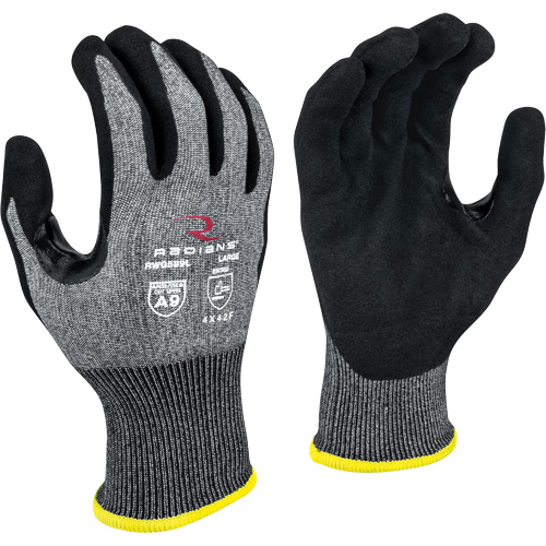 Gants enduits r&eacute;sistants &agrave; la coupe RWG589, Taille T-petit, Calibre 18, Rev&ecirc;tement Mousse de nitrile, Enveloppe en PEHP, ASTM ANSI niveau A9/EN 388 niveau F Equipex