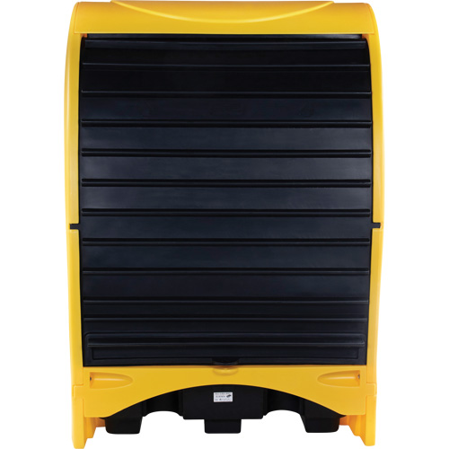 2-Drum Hard Cover Spill Pallet, 43.11" L x 61.61" W x 83.07" H, 1433 lbs. Load Capacity Equipex