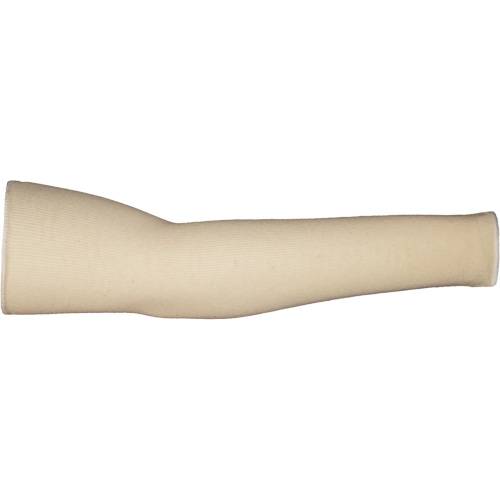 Manchette de protection pour des t&acirc;ches &agrave; faible risque PKCW KnitActiv –  emballage pour machines distributrices, 18", Coton, Beige Equipex