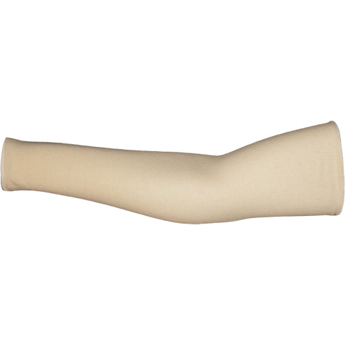 Manchette de protection pour des t&acirc;ches &agrave; faible risque PKCW KnitActiv –  emballage pour machines distributrices, 18", Coton, Beige Equipex