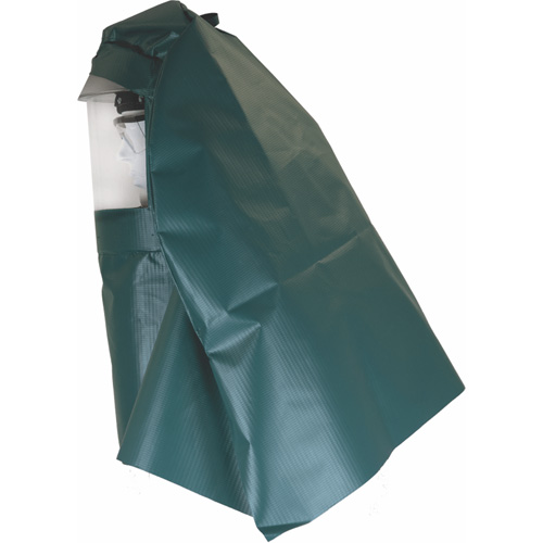 Cagoule anti-&eacute;claboussures chimiques et casquette rigide avec visi&egrave;re r&eacute;sistante aux produits chimiques Equipex