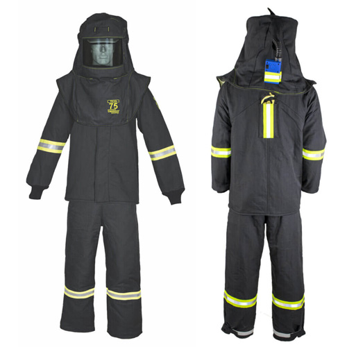 TCG Medium Arc Flash Coat Kit with Escape Strap, 75 cal/cm² Equipex