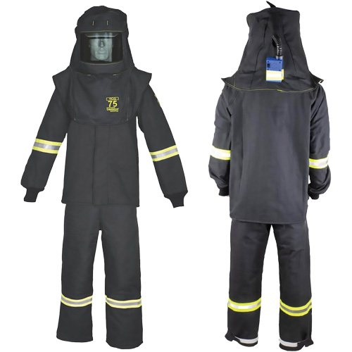 TCG 3XL Arc Flash Coat Kit, 75 cal/cm² Equipex
