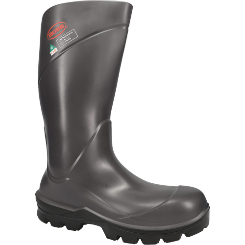 Boss&reg; Footwear Full Safety Boot, Polyurethane, Steel Toe, Size 4, Impermeable Equipex