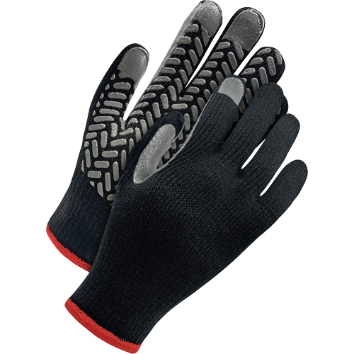 Deny&reg; Acrylic Glove with PVC Grip, Size Medium Equipex